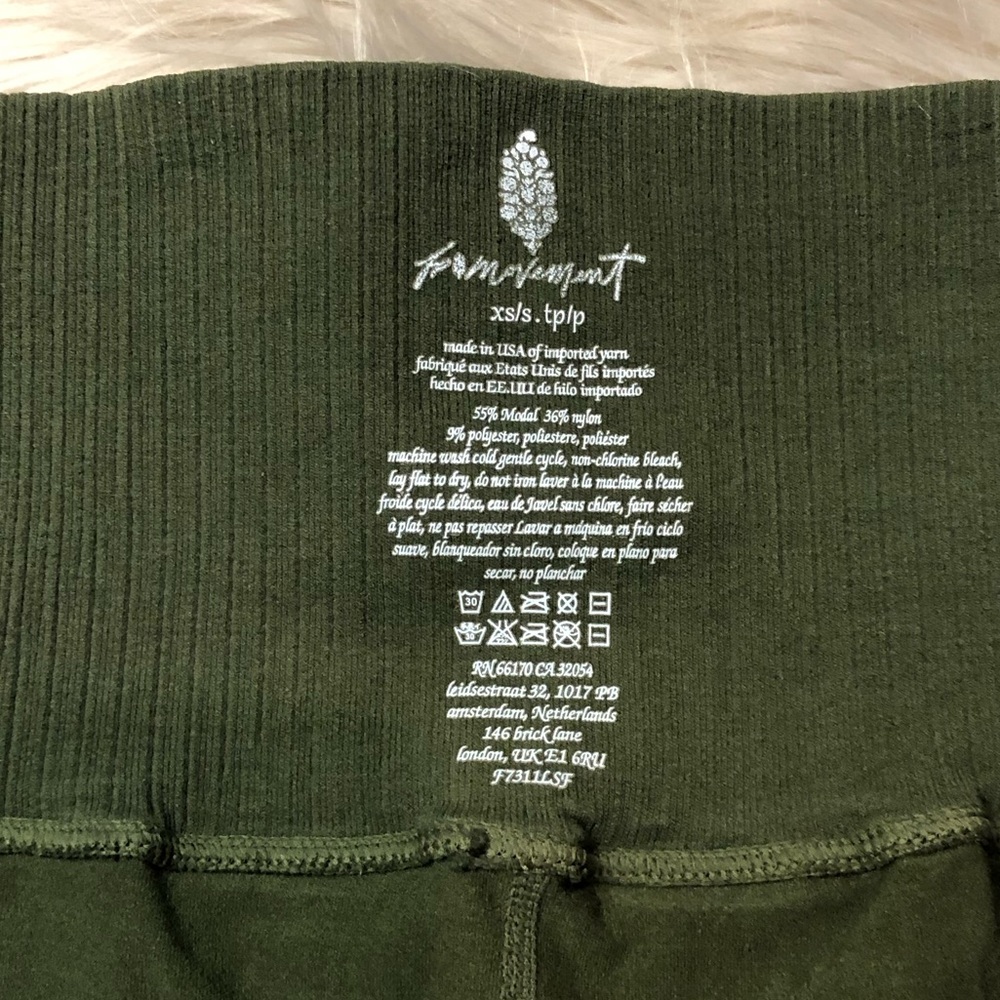 FREE PEOPLE Good Karma Leggings High-Rise 7/8 Length - Picture 12 of 12